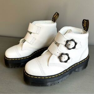 Dr. Martens White Combat Boots